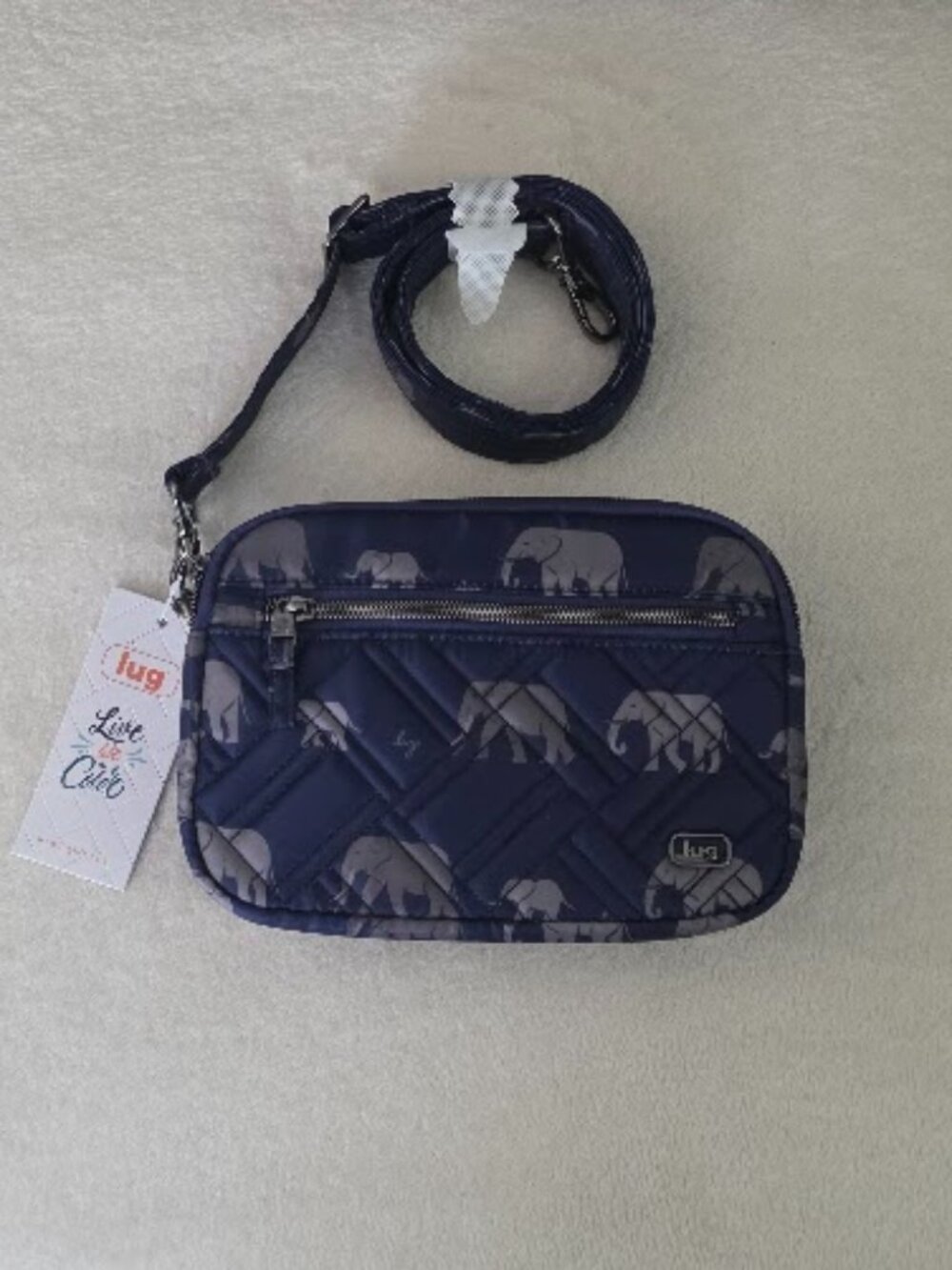 NWT Lug Super Coupe 2 ELEPHANTS PURPLE